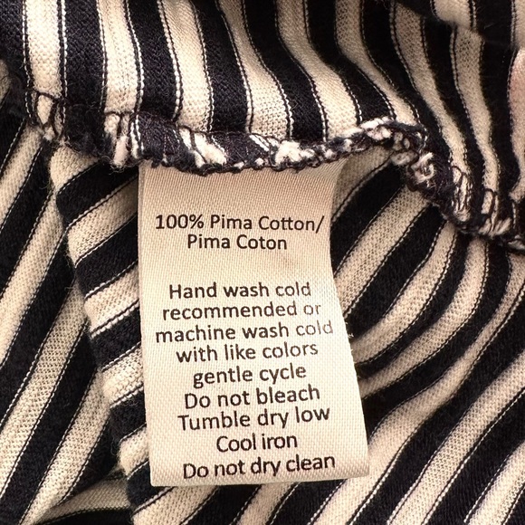 ATM Stripe Jersey Short Sleeve Dress - Picture 12 of 13